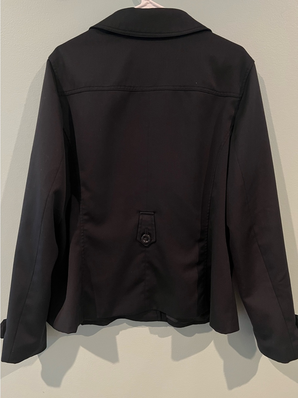 Apostrophe Black Button-Front Utility Jacket - Picture 2 of 3